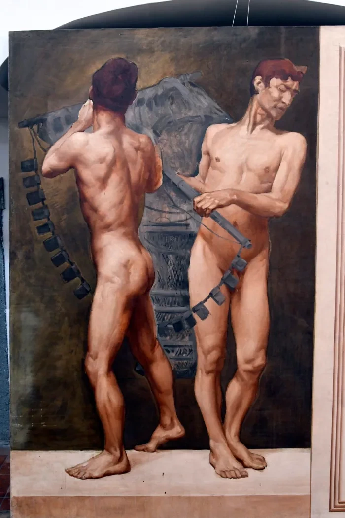 Epopea della pesca - nell’ex Carcere maschile del San Michele durante i restauri
